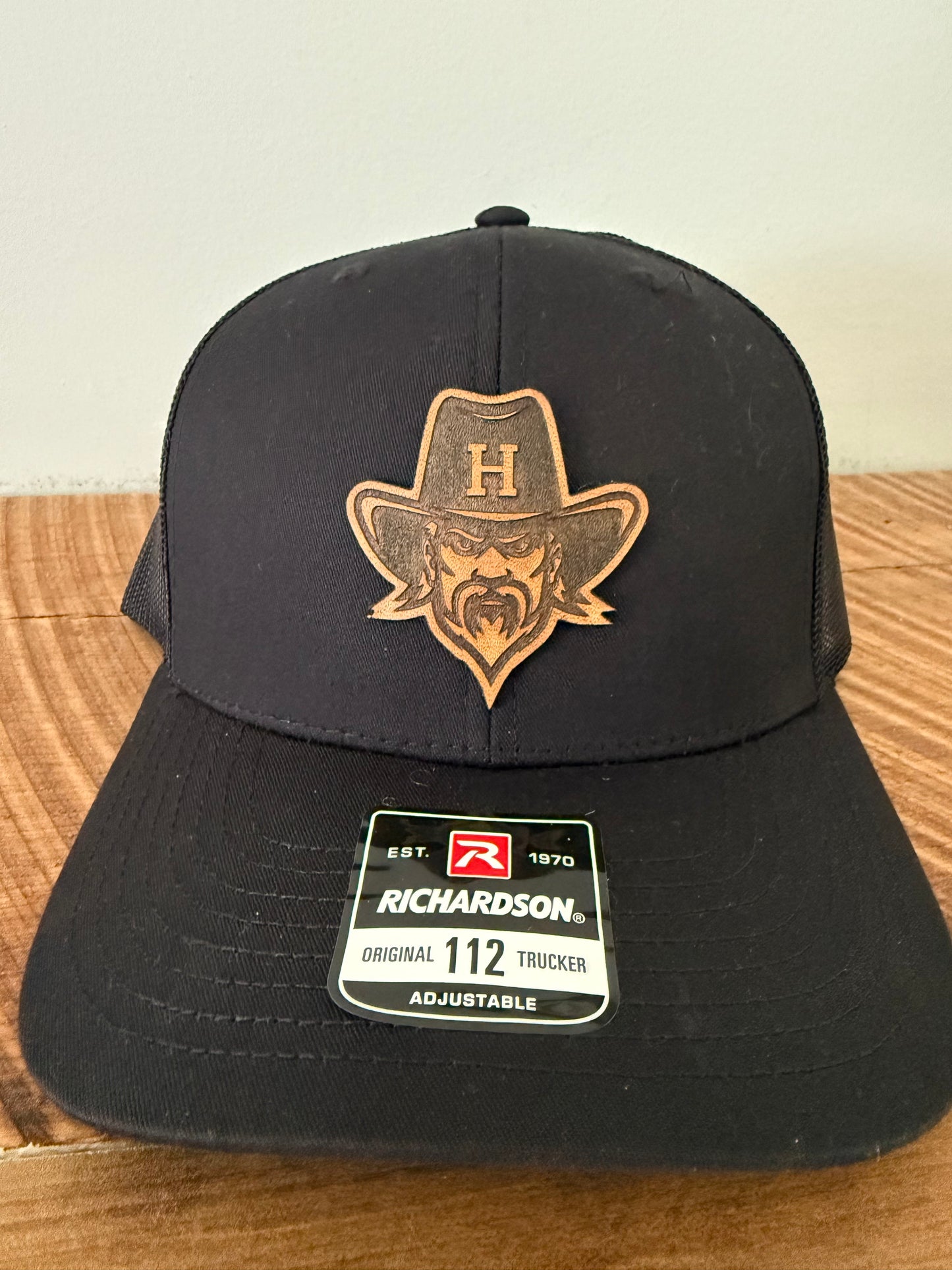 Colonels Leather Patch Hat | Richardson 112 Trucker | Custom Football Spirit Wear for Fans, Players & Coaches