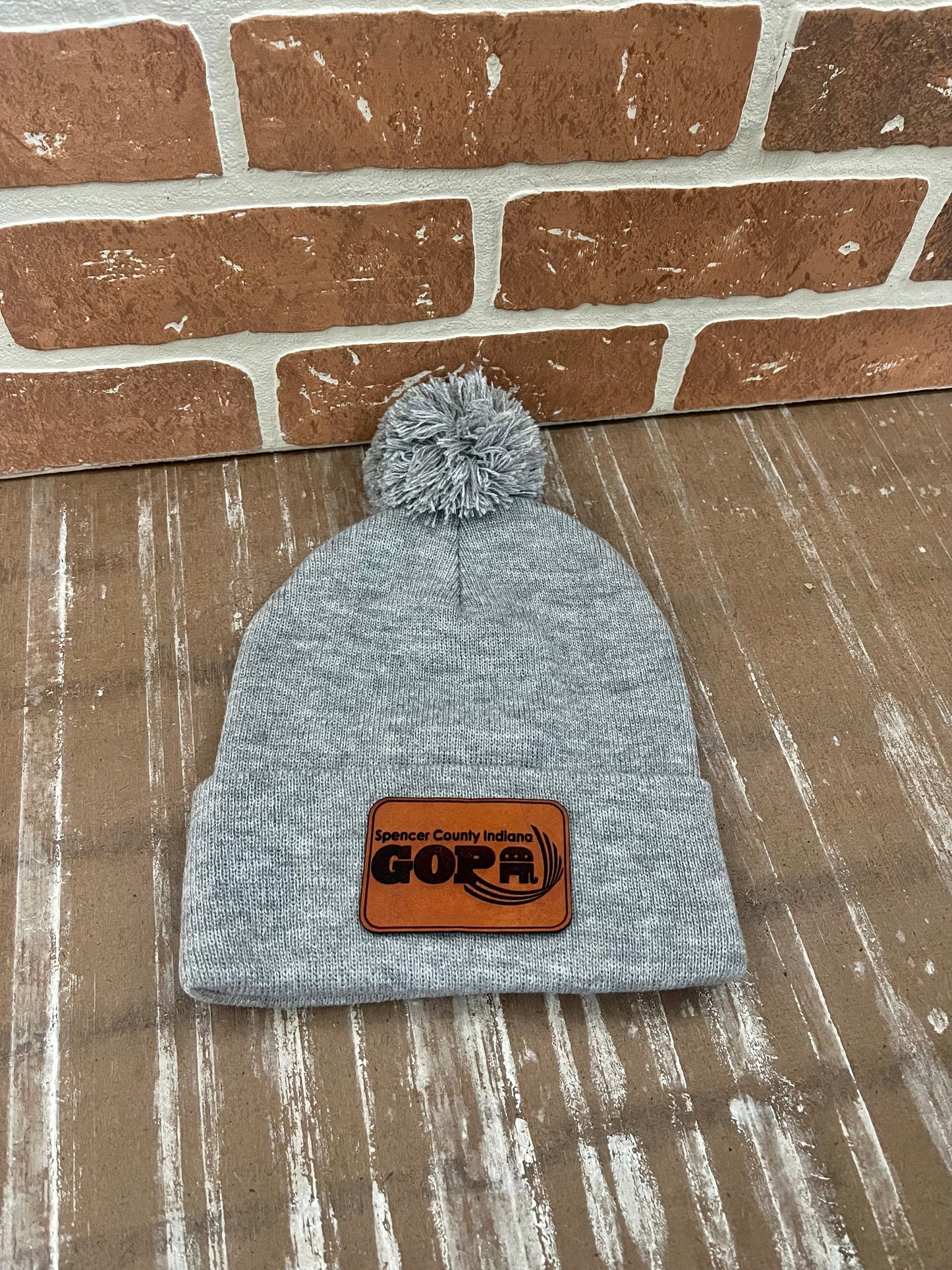 Spencer Co GOP Adult Beanie + POM