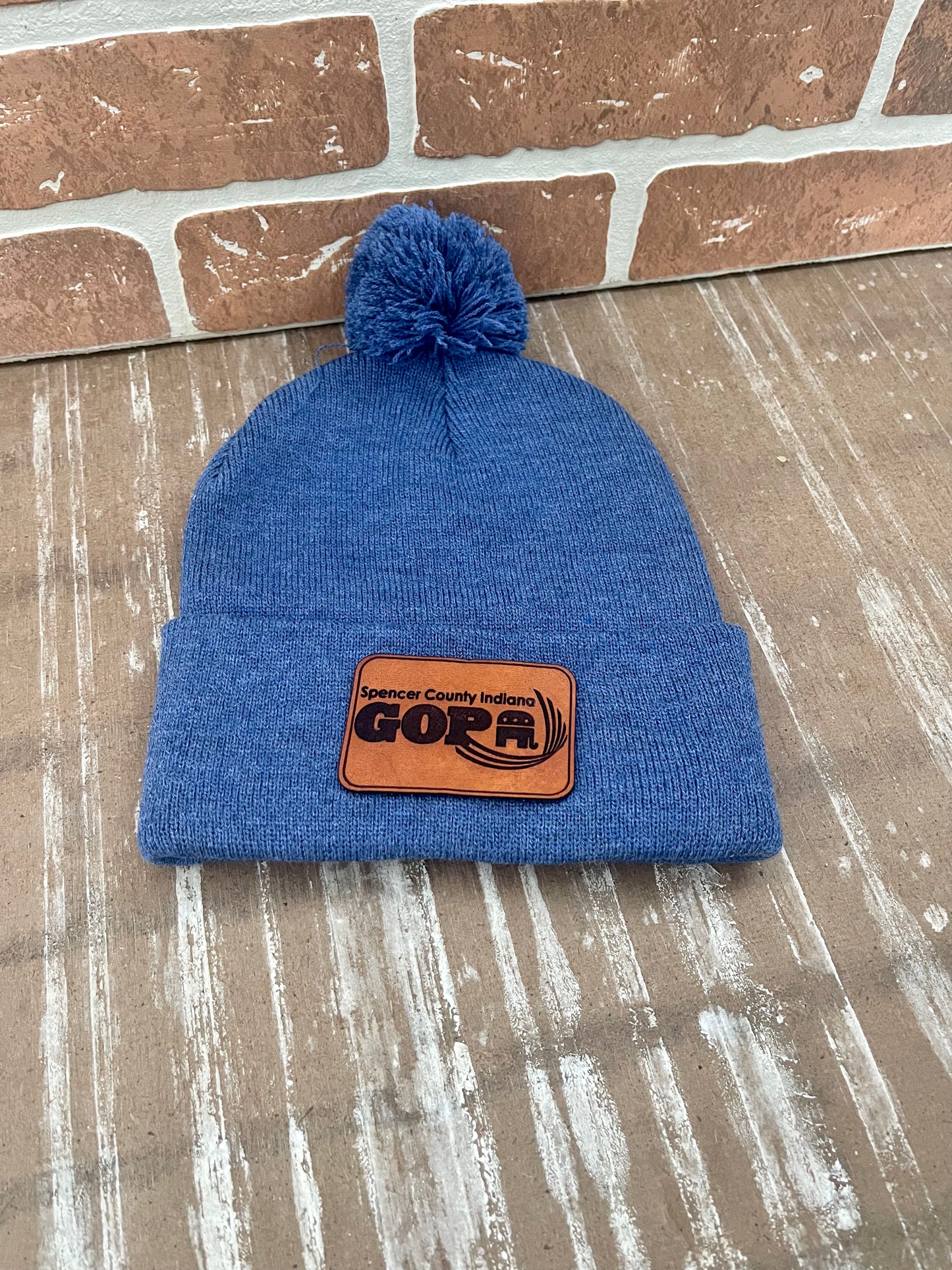 Spencer Co GOP Adult Beanie + POM