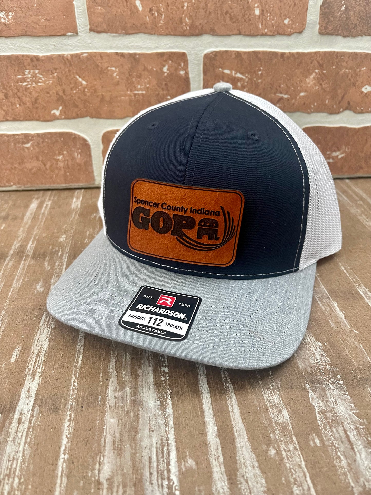 Spencer Co GOP Square Patch Hat