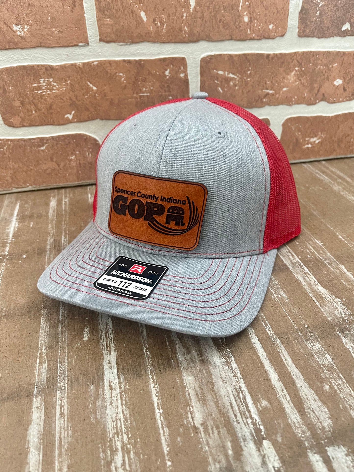 Spencer Co GOP Square Patch Hat
