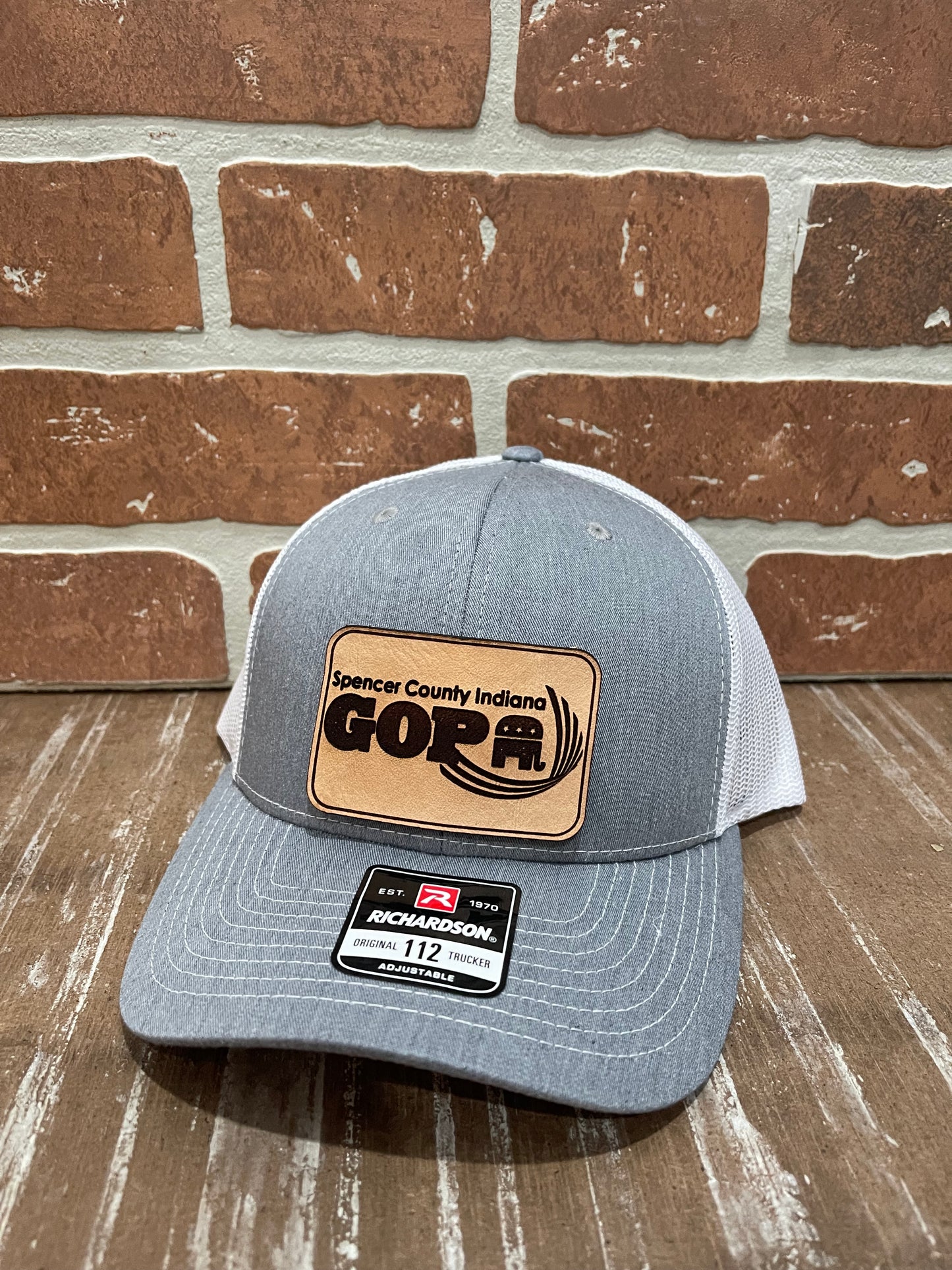 Spencer Co GOP Square Patch Hat