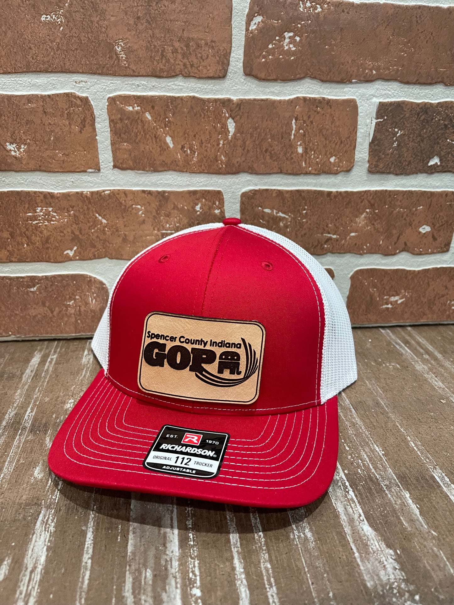 Spencer Co GOP Square Patch Hat