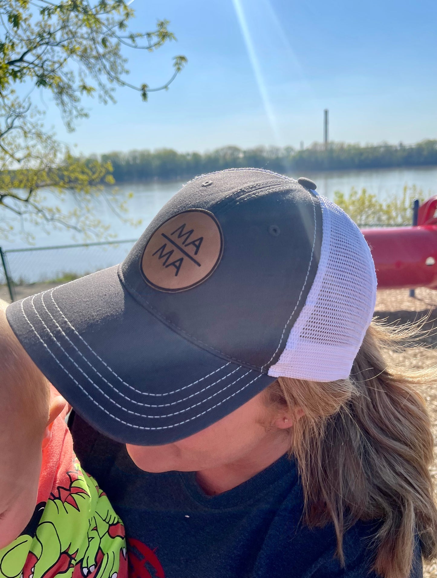 MAMA Leather Patch Hat--Richardson 111