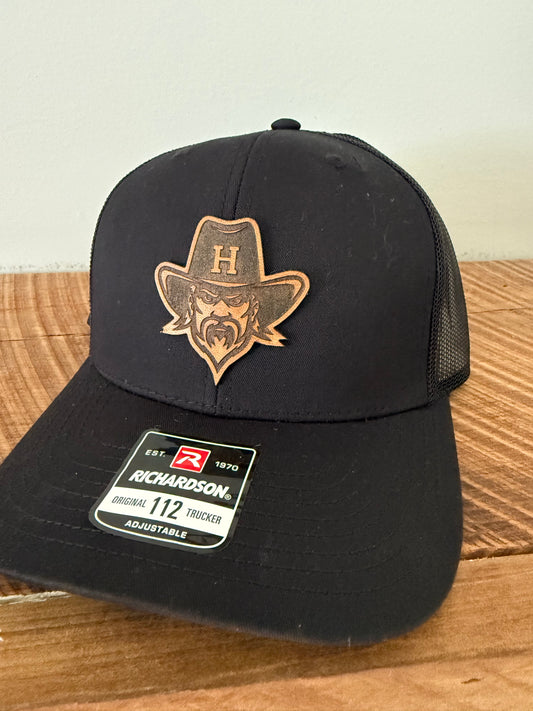 Colonels Leather Patch Hat | Richardson 112 Trucker | Custom Football Spirit Wear for Fans, Players & Coaches