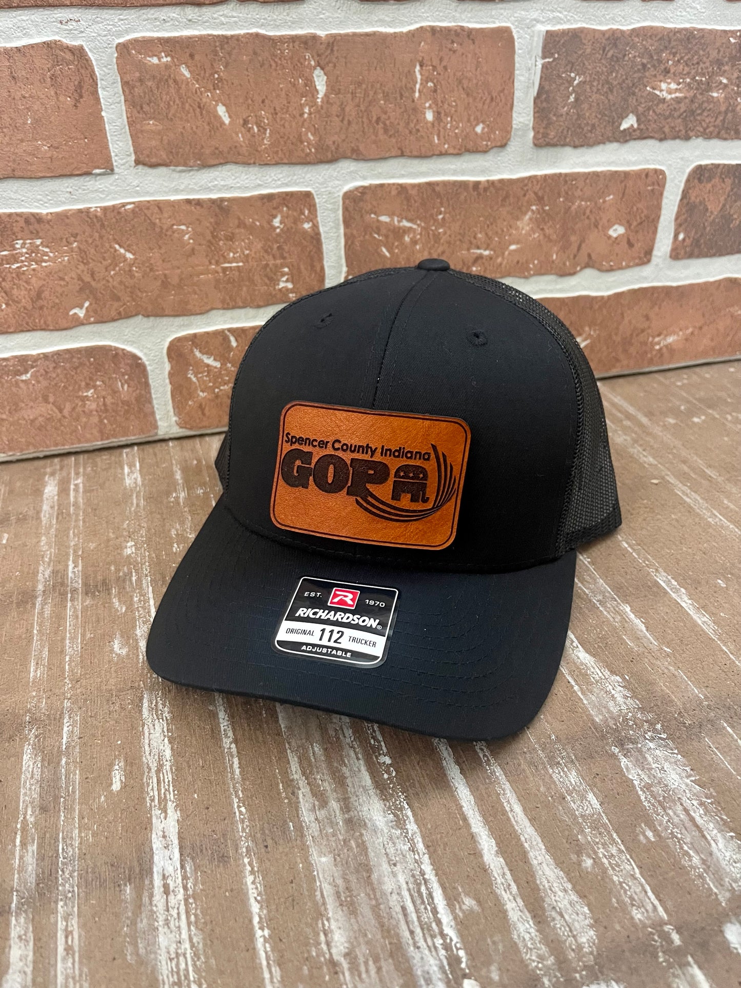 Spencer Co GOP Square Patch Hat