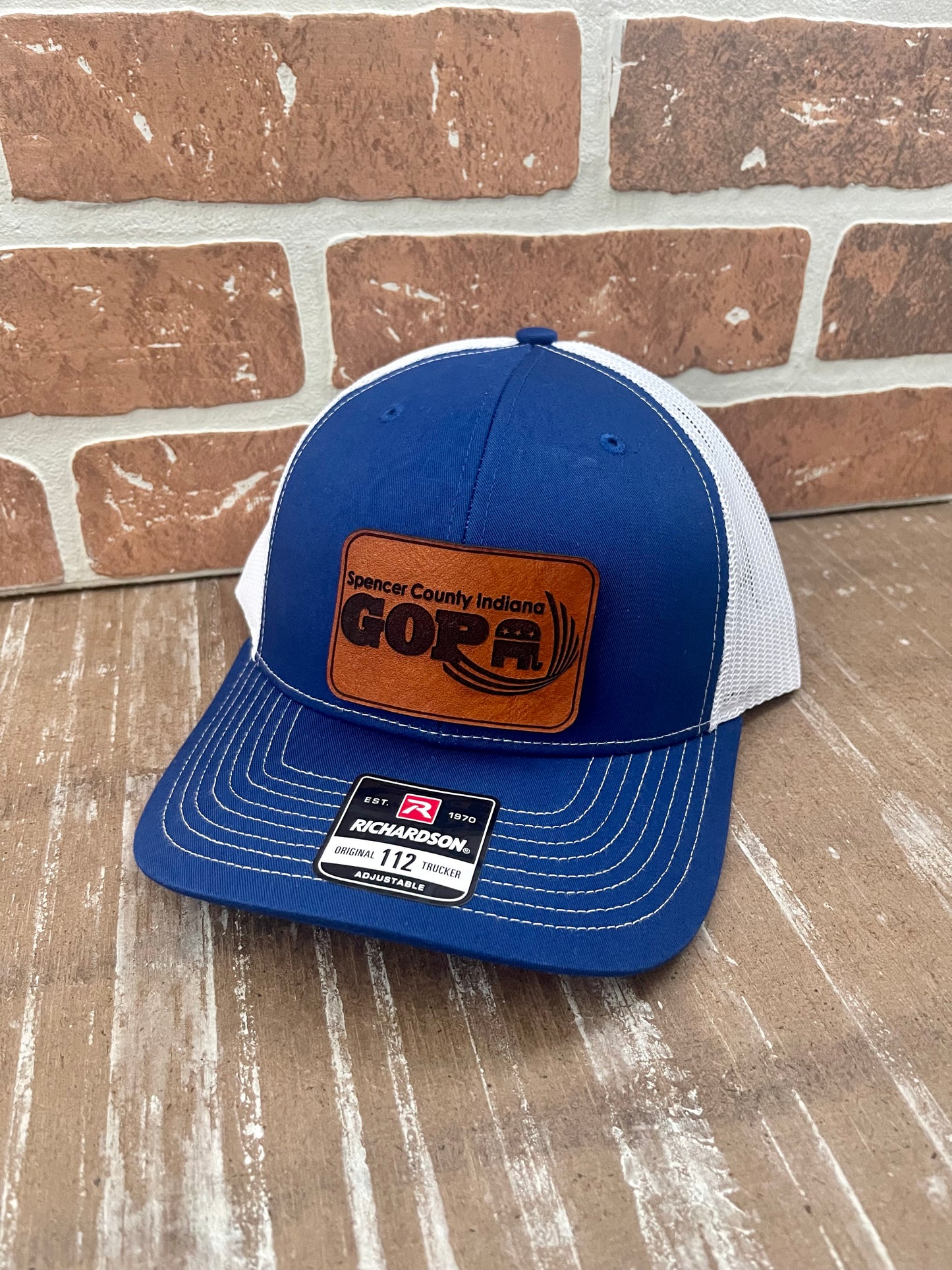 Spencer Co GOP Square Patch Hat