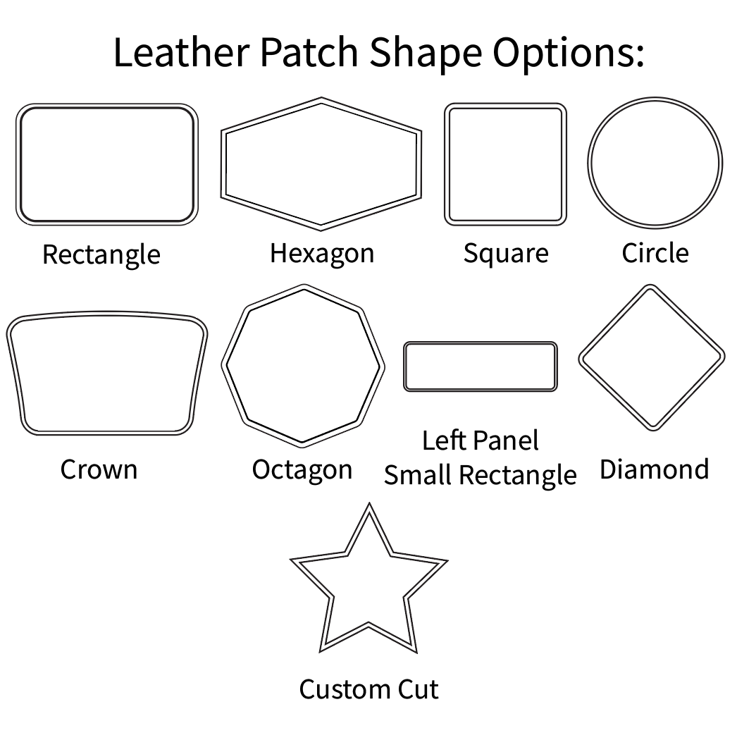 Custom Leather Patch Adult Beanie + POM